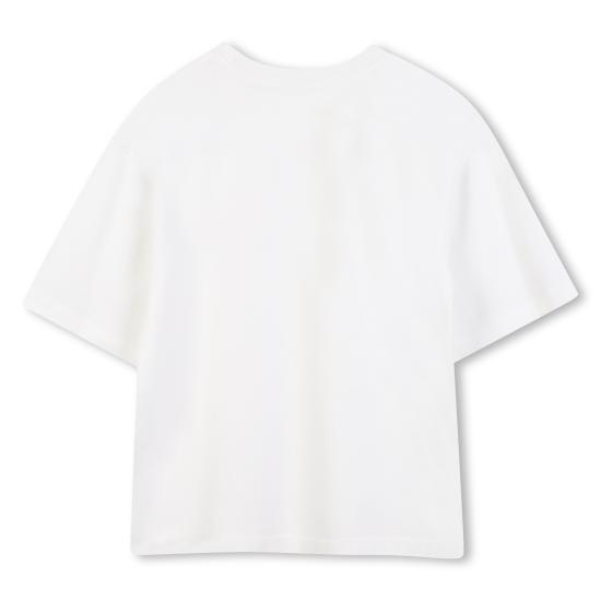 25FW [키즈] 마크제이콥스 티셔츠 W60644 126 Cream - MARC JACOBS