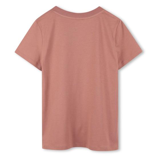 25FW [키즈] 끌로에 티셔츠 C20652 47K Brown - CHLOE