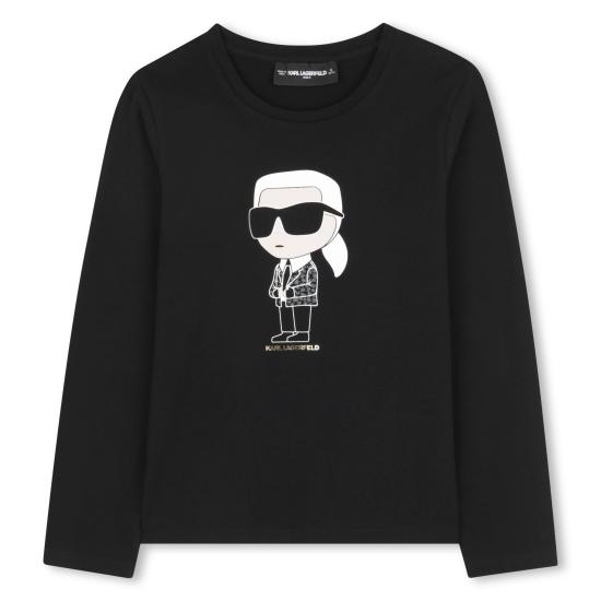 25FW [키즈] 칼라거펠트 티셔츠 Z30938 09B Black