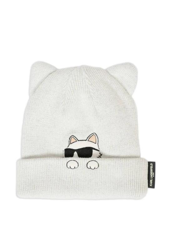 25FW [키즈] 칼라거펠트 모자 Z31003 10P White