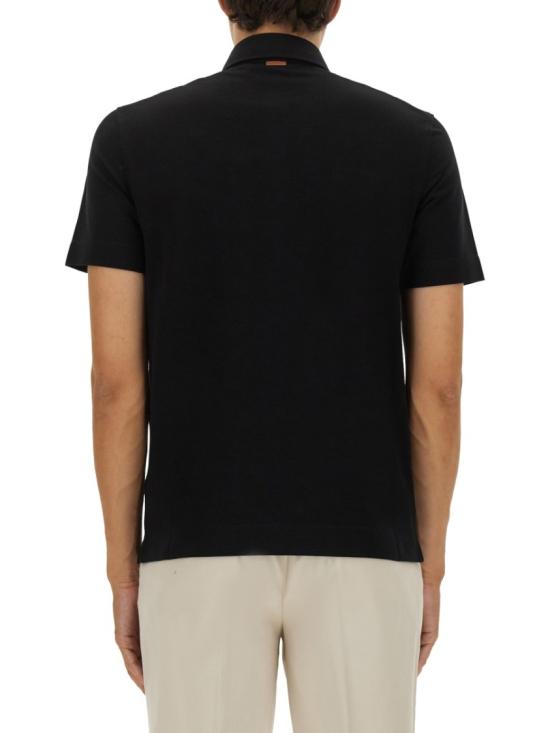  에르메네질도제냐 폴로 티셔츠 UG392A2 G752K09 Black - ERMENEGILDO ZEGNA