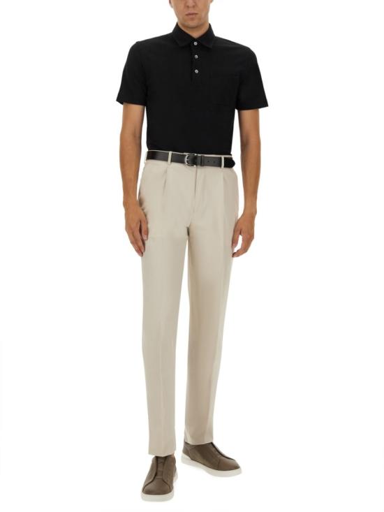  에르메네질도제냐 폴로 티셔츠 UG392A2 G752K09 Black - ERMENEGILDO ZEGNA
