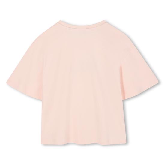 25FW [키즈] 끌로에 티셔츠 C20655 46J Pink - CHLOE
