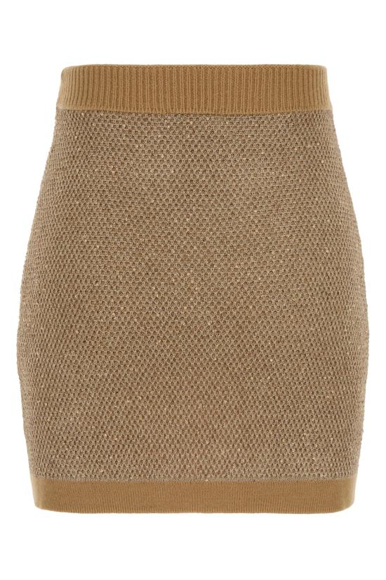 25FW 엘리자베타프랜치 숏 스커트 GK23T57E2 EA2 HONEY - ELISABETTA FRANCHI