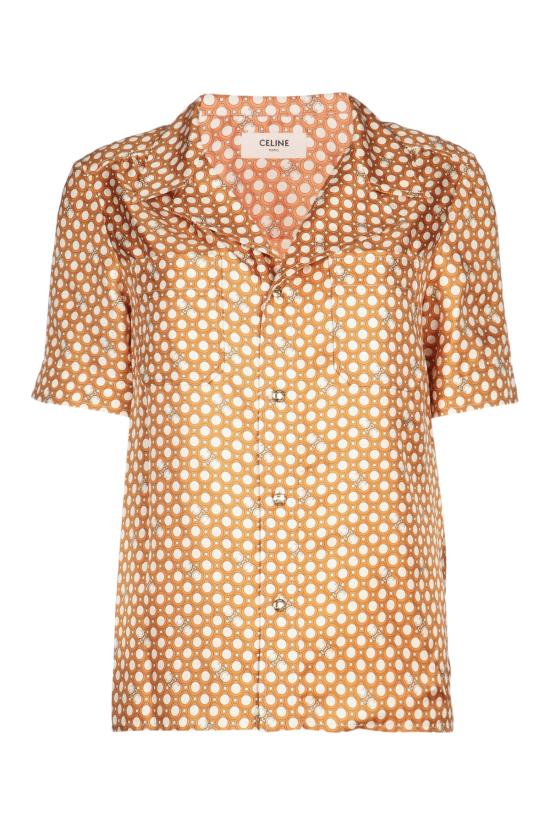 25FW 셀린느 셔츠 2B6070487 FYN8 CREAMORANGE