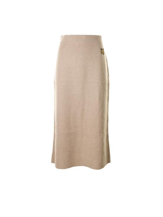  메종키츠네 미디 스커트 LW01501KT1093 H251 BEIGE MELANGE