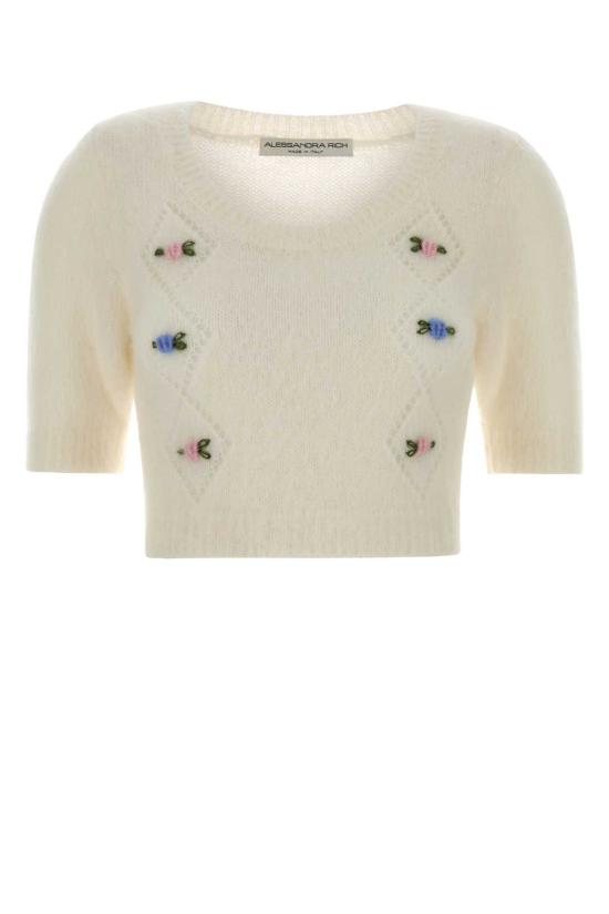 25FW 알레산드라리치 스웨터 FABX4186K4603 9001 White