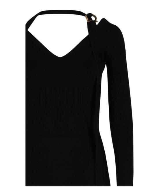  살바토레 페라가모 미디 원피스 111668 759663 00002 S Black - SALVATORE FERRAGAMO