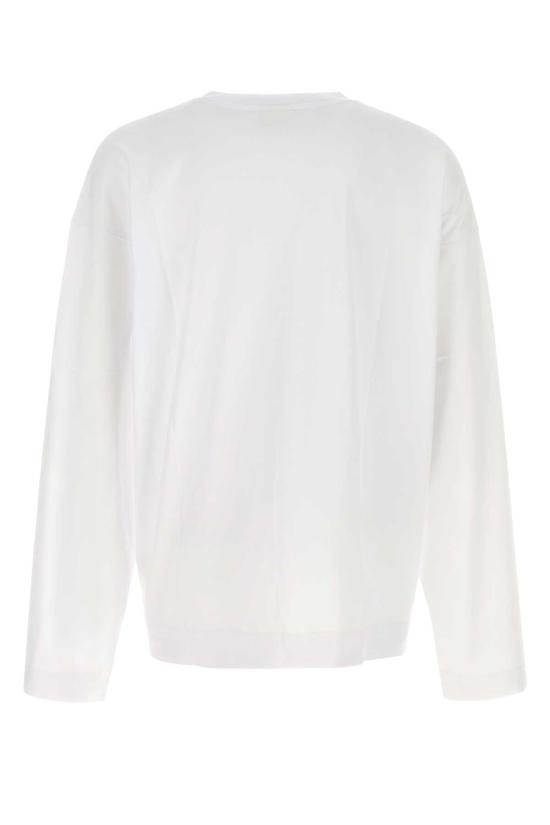 25FW 드리스 반 노튼 반팔 티셔츠 2520211132603 001 White - DRIES VAN NOTEN