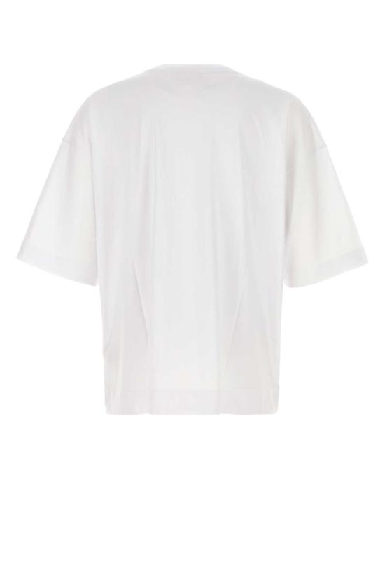 25FW 드리스 반 노튼 반팔 티셔츠 2520211122603 001 White - DRIES VAN NOTEN