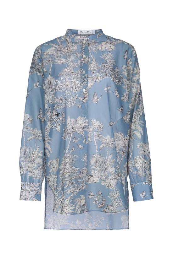 25FW CHRISTIAN DIOR 블라우스 541B54A3A92 5807 BLUE