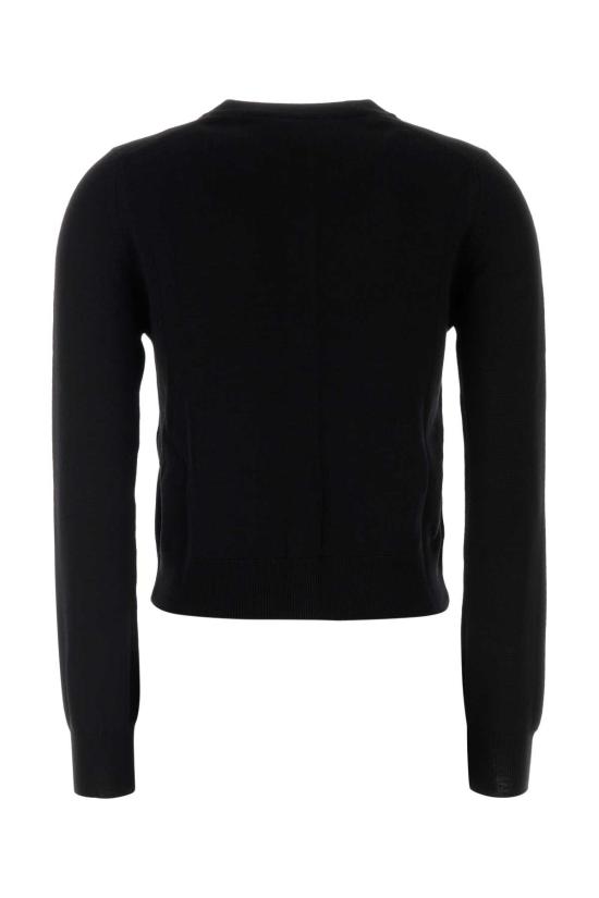 26FW 메종키츠네 베이비 폭스 메리노 레귤러 가디건 PW00502KT1181 P199 Black - MAISON KITSUNE