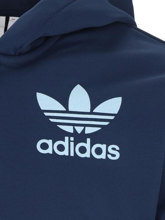 아디다스 X 웨일즈 보너 후드 티셔츠 JJ2939CONAVY Blue - ADIDAS X WALES BONNER