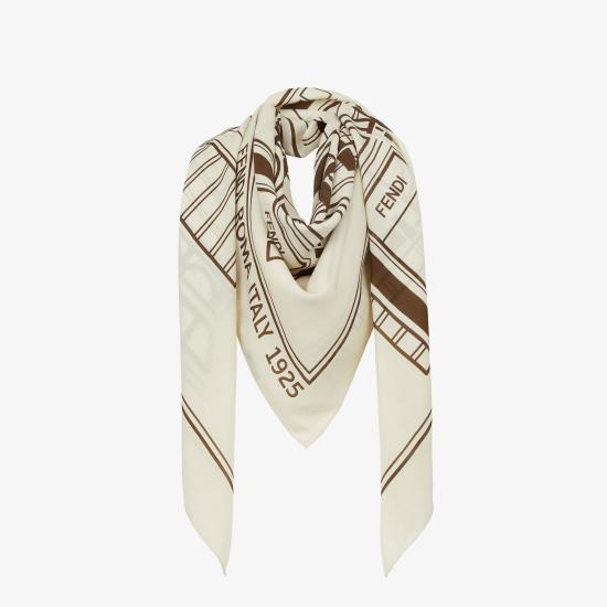 25SS 펜디 머플러/스카프 FXS323ATVCF0EXT White - FENDI