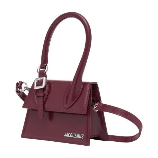 25FW 자크뮈스 크로스백 BAW00327AC18A01 490 burgundy - JACQUEMUS