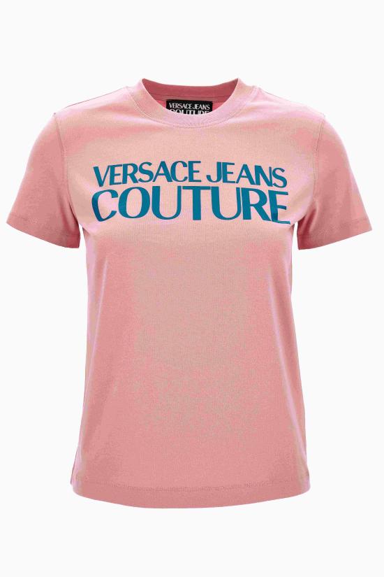 25FW 베르사체 반팔 티셔츠 79HAHE05 CJ00E459 Pink