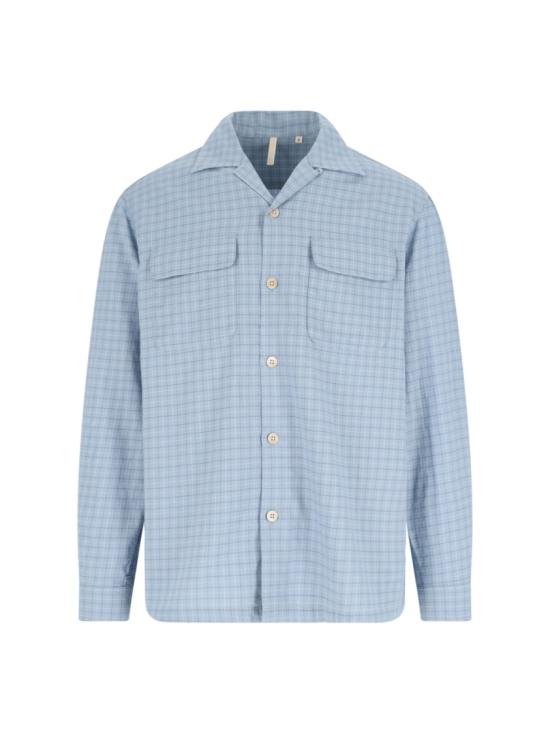 25FW 선플라워 셔츠 1262BLUE CHECK Blue