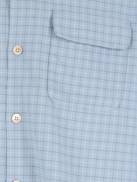 25FW 선플라워 셔츠 1262BLUE CHECK Blue - SUNFLOWER