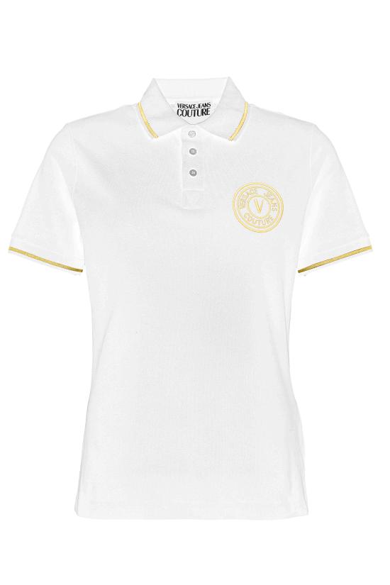 25FW 베르사체 폴로 티셔츠 79GAGT00 CJ01TG03 White