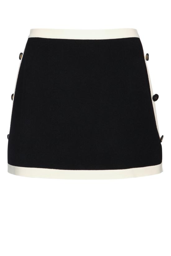 25FW CHRISTIAN DIOR 숏 스커트 544J14A5005 9000 BLACKWHITE