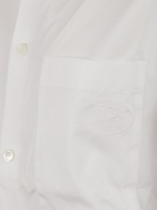 25FW 버버리 코튼 포플린 셔츠 8113135 A1464 White - BURBERRY