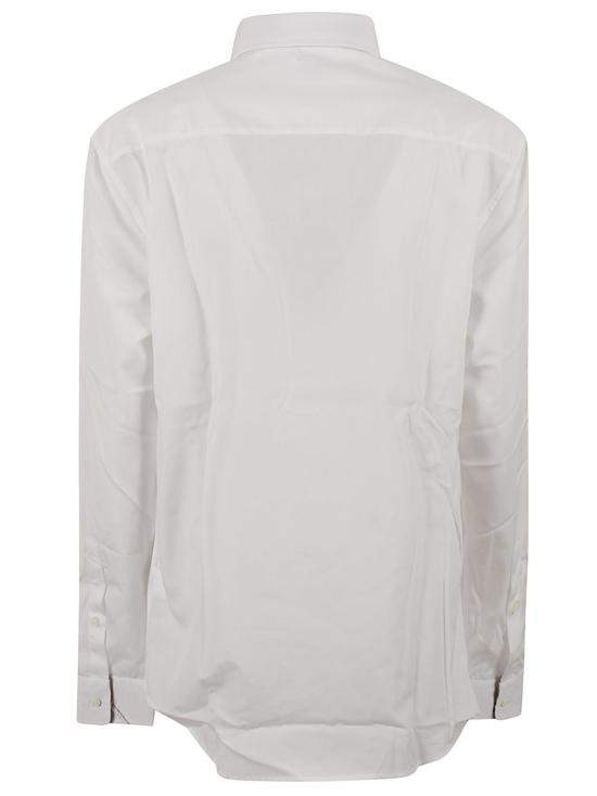 25FW 버버리 코튼 포플린 셔츠 8113135 A1464 White - BURBERRY