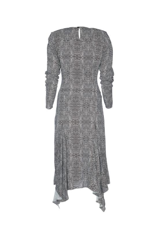 25FW 엘리자베타프랜치 미디 원피스 AB88057E2 110 NERO - ELISABETTA FRANCHI