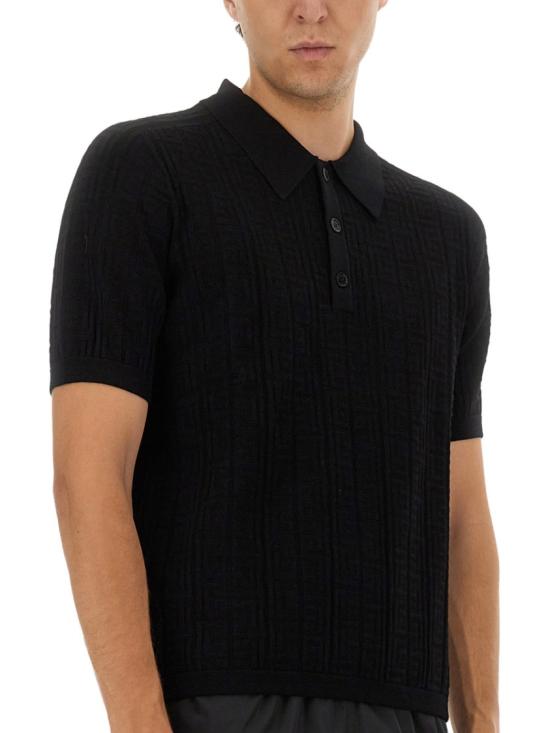 25FW 발망 폴로 티셔츠 FH1GB067KI63 0PA Black - BALMAIN