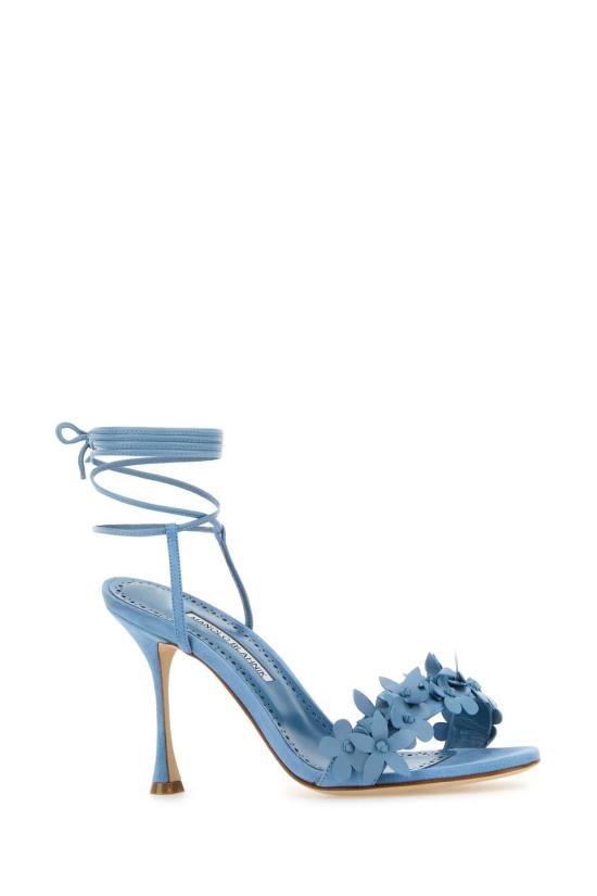 25FW 마놀로 블라닉 힐/펌프스 ANISTAOS2251767 MBLU Light Blue - MANOLO BLAHNIK