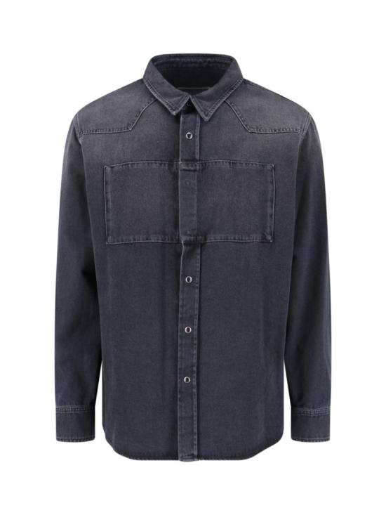 25FW MM6 메종마르지엘라 데님 셔츠 SH0DT0031 M30011967 Black