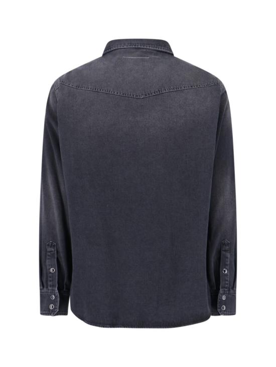 25FW MM6 메종마르지엘라 데님 셔츠 SH0DT0031 M30011967 Black - MM6 MAISON MARGIELA