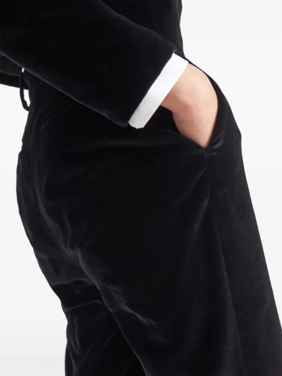 25SS 프라다 스트레이트 팬츠 P240HSOOOM65 F0002 NERO - PRADA