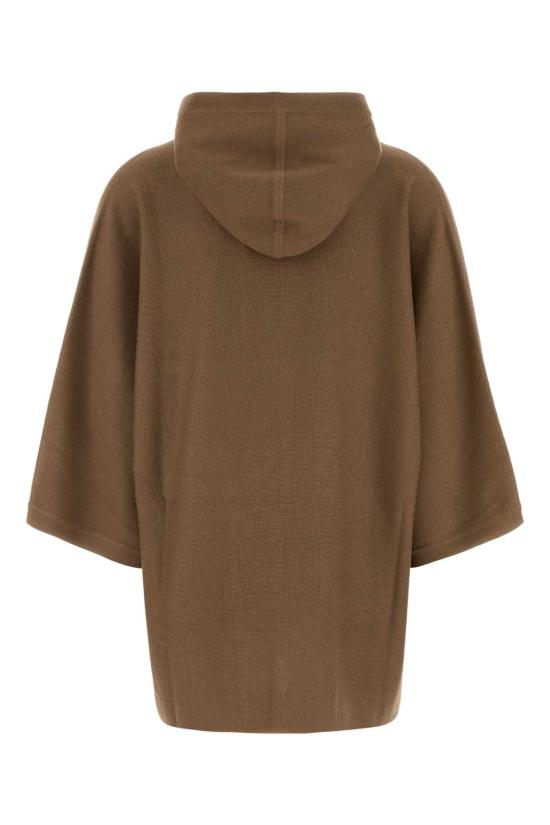 25FW 막스마라 브라운 후드 오픈 프론트 가디건 2521346041600 004 Brown - MAX MARA