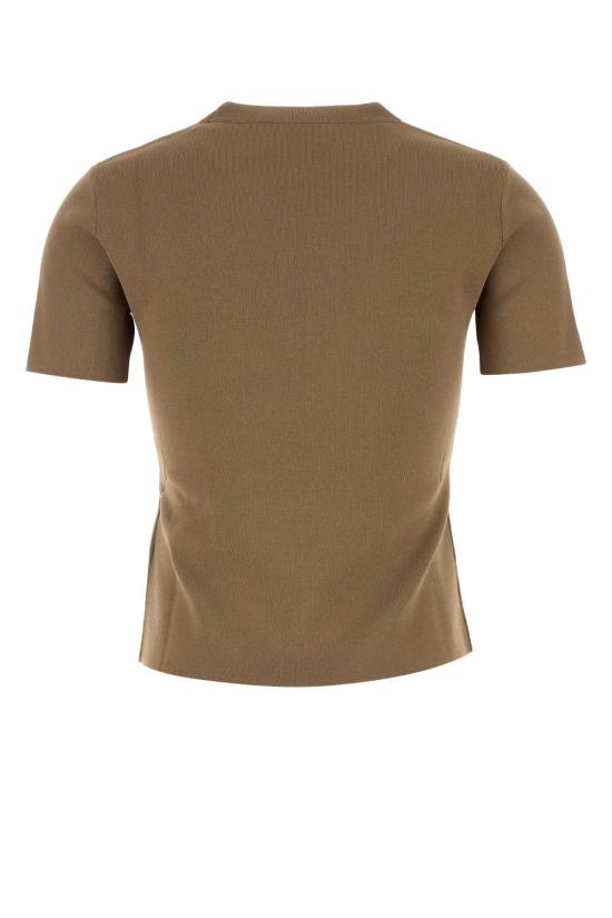 25FW 막스마라 반팔 티셔츠 2521366068600 004 Camel - MAX MARA