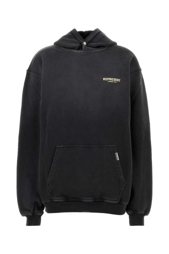 25FW 리프레젠트 후드 티셔츠 OCM41113 0330 Grey