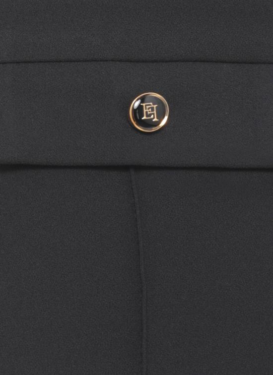 25FW 엘리자베타프랜치 스트레이트 팬츠 PA12156E2 110 Black - ELISABETTA FRANCHI