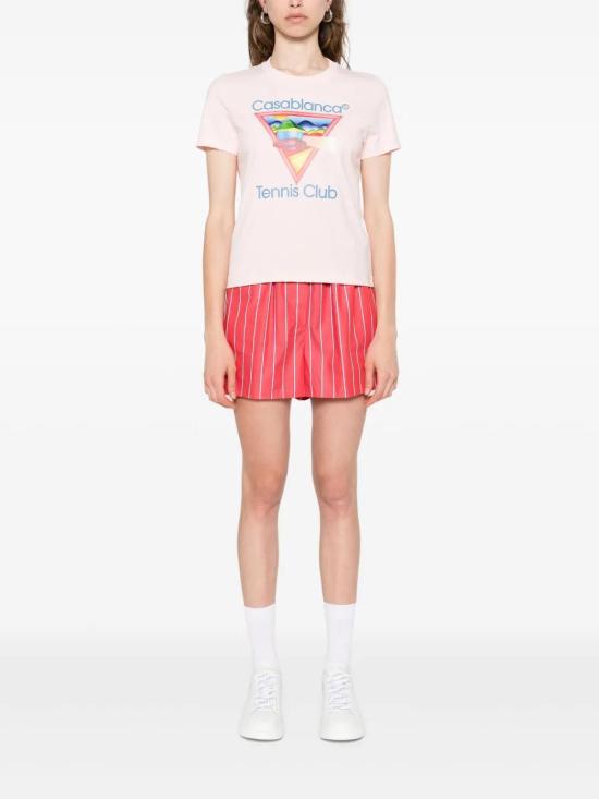 25FW 카사블랑카 탑 WPF25JTS02002 PINK - CASABLANCA