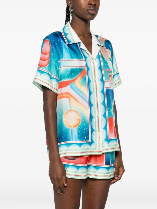 25FW 카사블랑카 셔츠 WPF25SH20001 GALAXY COURT - CASABLANCA