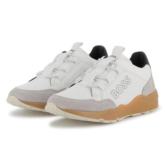 25FW [키즈] 휴고보스 스니커즈 J52555 10P White