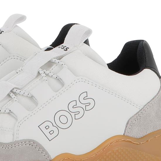 25FW [키즈] 휴고보스 스니커즈 J52555 10P White - HUGO BOSS