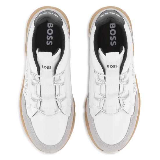 25FW [키즈] 휴고보스 스니커즈 J52555 10P White - HUGO BOSS