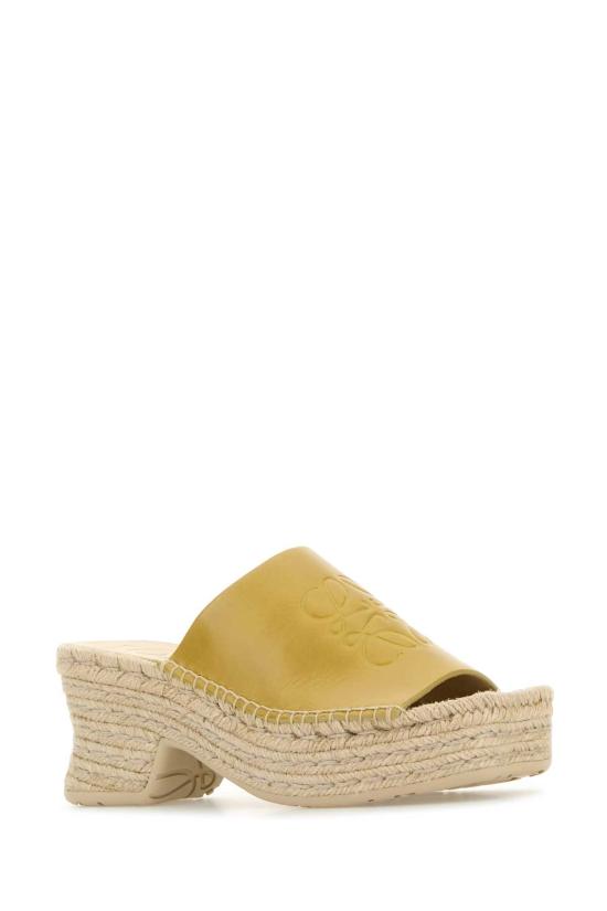 25SS 로에베 뮬/슬리퍼 L616465X73 OCHRE Yellow - LOEWE
