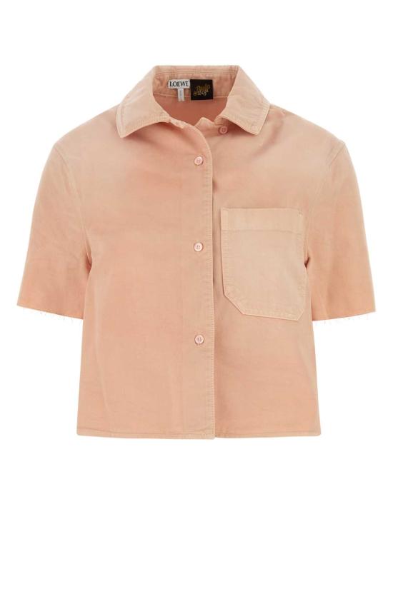 25SS 로에베 셔츠 S616Y1DX04 LIGHTPINK Pink