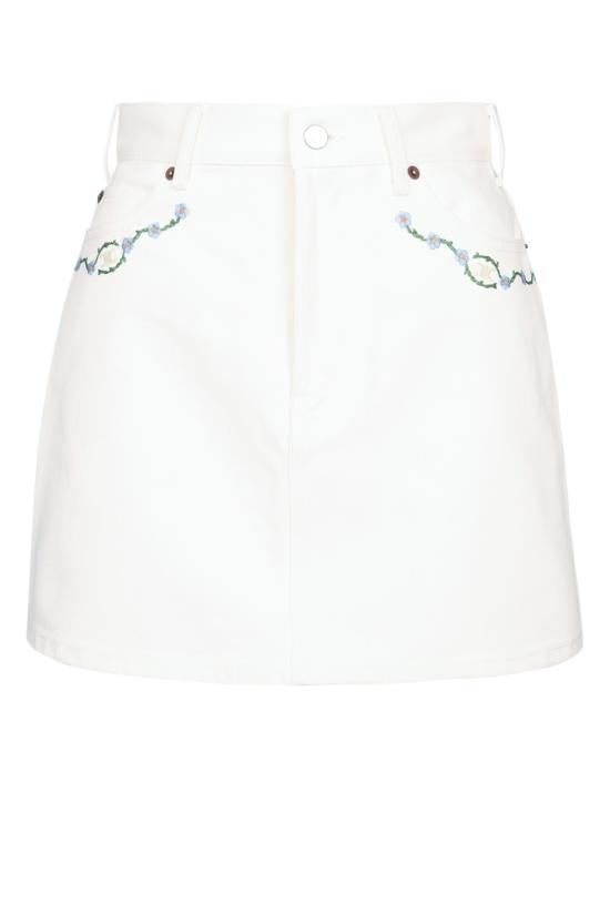 25SS 셀린느 숏 스커트 RJ031360W 07IA RAWWASH