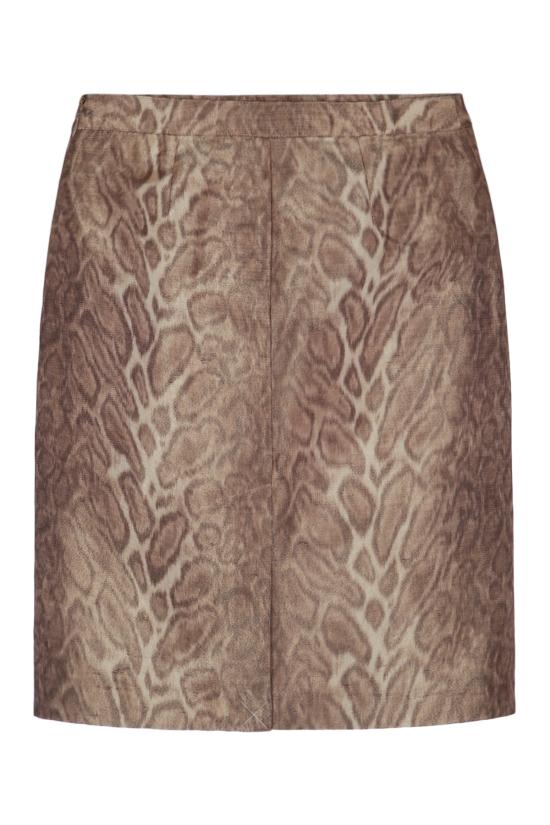 25SS 셀린느 미디 스커트 RJ02A0H51 02GI BEIGEGRIS - CELINE