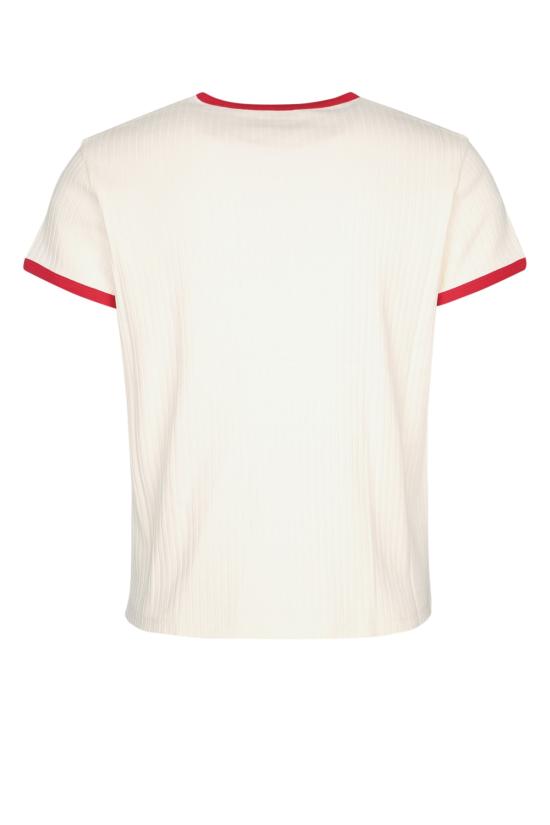 25FW 셀린느 반팔 티셔츠 RX0AH0F16 GBL6 CREAMMULTICO - CELINE