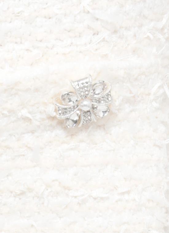 25FW 셀프 포트레이트 미디 스커트 AW25028SKC CREAM TEXTUREDCREAM Ivory - SELF PORTRAIT