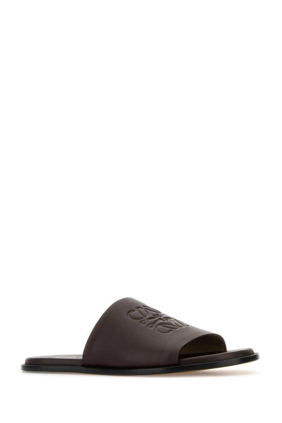 25SS 로에베 뮬/슬리퍼 M616465X22 OXBLOOD Brown - LOEWE