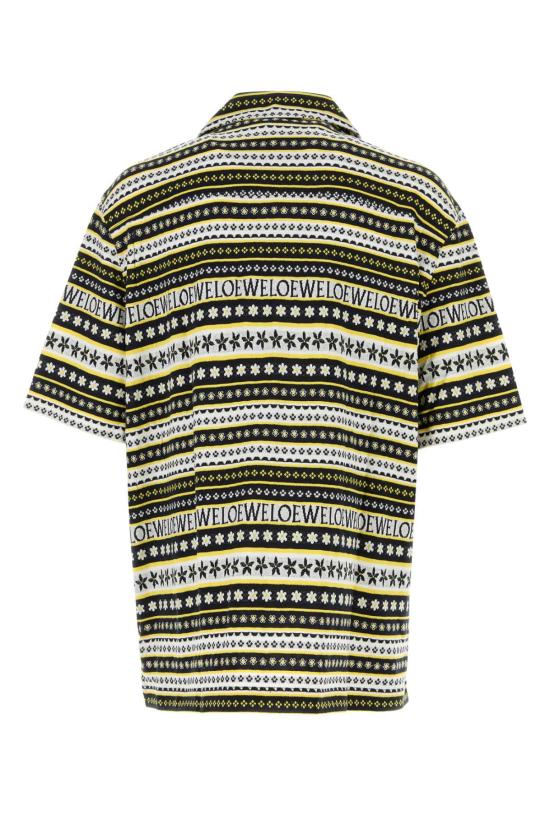 25SS 로에베 긴팔 셔츠 H616Y23X32 YELLOWMULTICOLOR Printed - LOEWE