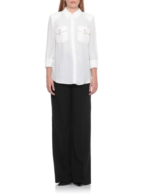 25FW 엘리자베타프랜치 셔츠 CA12256E2 360 White - ELISABETTA FRANCHI